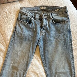 Tecovas Men's Straight Jeans in Light Blue